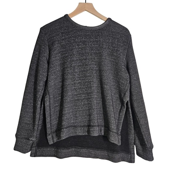 Vimmia Side Slit Sweatshirt M Charcoal‎ Grey Black Pullover - Picture 1 of 6